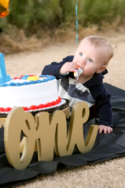 one year old cake smash