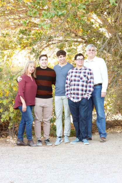 Family at Riparian Preserve